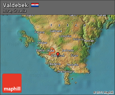 Satellite Map of Valdebek