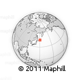 Outline Map of the Area around 44° 44' 51" N, 150° 31' 30" E, rectangular outline