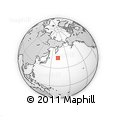 Outline Map of the Area around 44° 44' 51" N, 162° 25' 30" E, rectangular outline