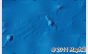 Shaded Relief Map of the area around 44° 44' 51" N, 164° 7' 30" E