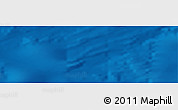 Shaded Relief Panoramic Map of the area around 44° 44' 51" N, 164° 58' 29" E