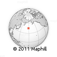Outline Map of the Area around 44° 44' 51" N, 178° 34' 29" E, rectangular outline