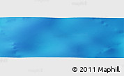 Shaded Relief Panoramic Map of the area around 44° 44' 51" N, 19° 28' 30" W