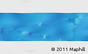 Shaded Relief Panoramic Map of the area around 44° 44' 51" N, 20° 19' 30" W
