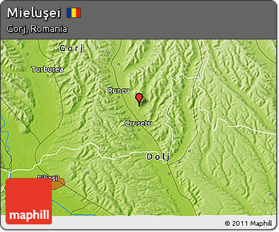 Physical 3D Map of Mieluşei