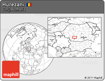 Blank Location Map of Hurezani