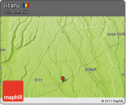 Physical 3D Map of Jitaru