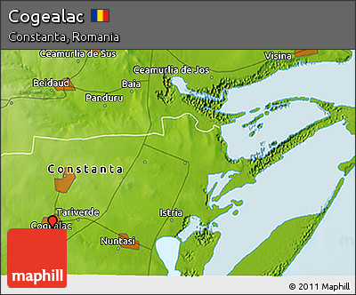 Physical 3D Map of Cogealac