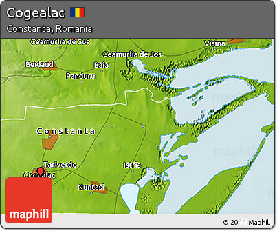 Physical 3D Map of Cogealac