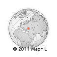 Outline Map of the Area around 44° 44' 51" N, 34° 55' 29" E, rectangular outline
