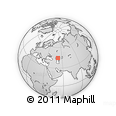 Outline Map of the Area around 44° 44' 51" N, 51° 55' 29" E, rectangular outline
