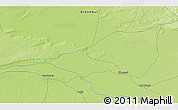 Physical 3D Map of the area around 44° 44' 51" N, 72° 19' 29" E