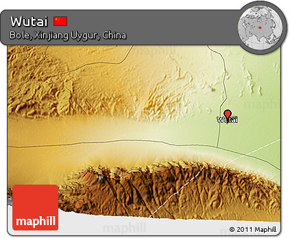 Physical 3D Map of Wutai