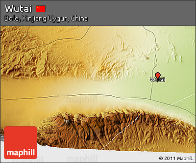 Physical 3D Map of Wutai