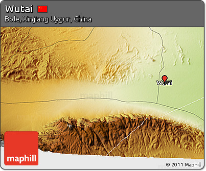 Physical 3D Map of Wutai