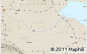 Shaded Relief Map of the area around 44° 44' 51" N, 82° 31' 30" E