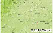 Physical Map of the area around 44° 44' 51" N, 84° 55' 30" W