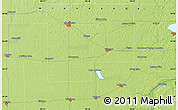 Physical Map of the area around 44° 44' 51" N, 94° 16' 30" W