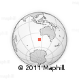 Outline Map of the Area around 44° 2' 4" S, 112° 16' 30" E, rectangular outline