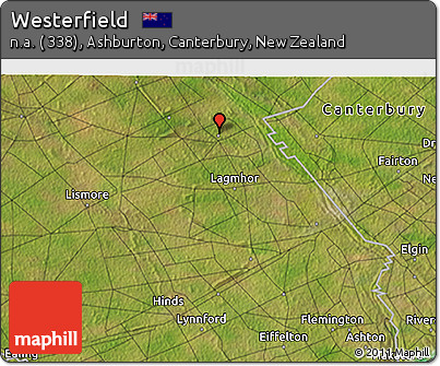 Satellite 3D Map of Westerfield