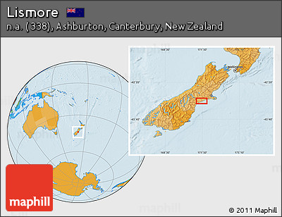 Political Location Map of Lismore