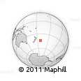 Where is the area around 44° 2' 4" S, 171° 37' 30" W located? Outline Map of the Area around 44° 2' 4" S, 171° 37' 30" W, rectangular outline