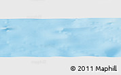 Shaded Relief Panoramic Map of the area around 44° 2' 4" S, 177° 34' 29" W