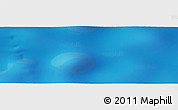 Physical Panoramic Map of the area around 44° 2' 4" S, 21° 19' 30" E