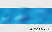 Shaded Relief Panoramic Map of the area around 44° 2' 4" S, 21° 19' 30" E