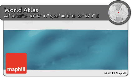 Satellite Panoramic Map of the Area around 44° 2' 4" S, 27° 16' 29" E