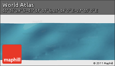 Satellite Panoramic Map of the Area around 44° 2' 4" S, 27° 16' 29" E