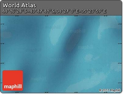Satellite Map of the Area around 44° 2' 4" S, 34° 55' 29" E