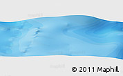 Political Panoramic Map of the area around 44° 2' 4" S, 40° 52' 30" E