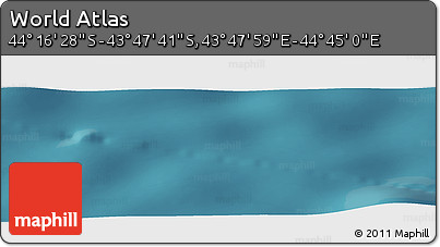 Satellite Panoramic Map of the Area around 44° 2' 4" S, 44° 16' 29" E
