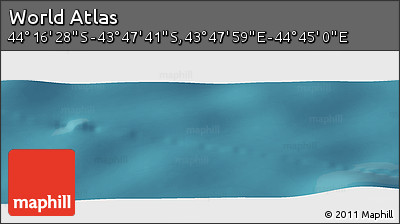Satellite Panoramic Map of the Area around 44° 2' 4" S, 44° 16' 29" E