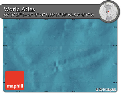 Satellite Map of the Area around 44° 2' 4" S, 55° 10' 29" W
