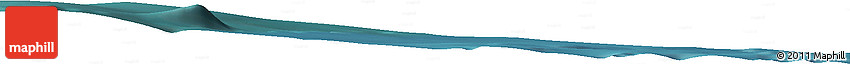 Satellite Horizon Map of the Area around 44° 2' 4" S, 59° 25' 29" W