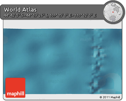 Satellite 3D Map of the Area around 44° 27' 46" S, 109° 43' 29" E