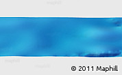 Shaded Relief Panoramic Map of the area around 44° 27' 46" S, 139° 28' 29" E