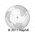 Outline Map of the Area around 44° 27' 46" S, 1° 37' 30" W, rectangular outline