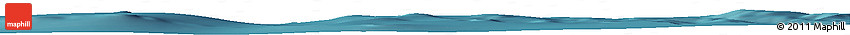 Satellite Horizon Map of the Area around 44° 27' 46" S, 78° 7' 30" W