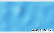 Physical 3D Map of the area around 44° 27' 46" S, 91° 52' 30" E