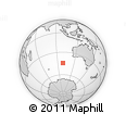 Outline Map of the Area around 44° 27' 46" S, 99° 31' 30" E, rectangular outline