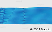Shaded Relief Panoramic Map of the area around 44° 53' 21" S, 129° 16' 30" E