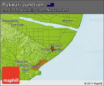 Physical 3D Map of Pukeuri Junction