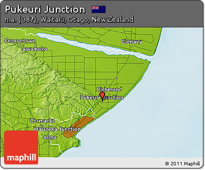 Physical 3D Map of Pukeuri Junction