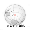 Where is the area around 44° 53' 21" S, 172° 28' 29" W located? Outline Map of the Area around 44° 53' 21" S, 172° 28' 29" W, rectangular outline