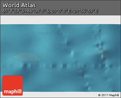 Satellite 3D Map of the Area around 44° 53' 21" S, 20° 28' 30" E