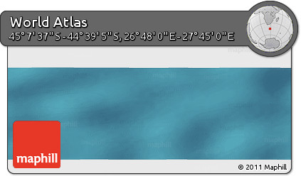 Satellite Panoramic Map of the Area around 44° 53' 21" S, 27° 16' 29" E
