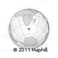 Outline Map of the Area around 44° 53' 21" S, 29° 49' 30" E, rectangular outline